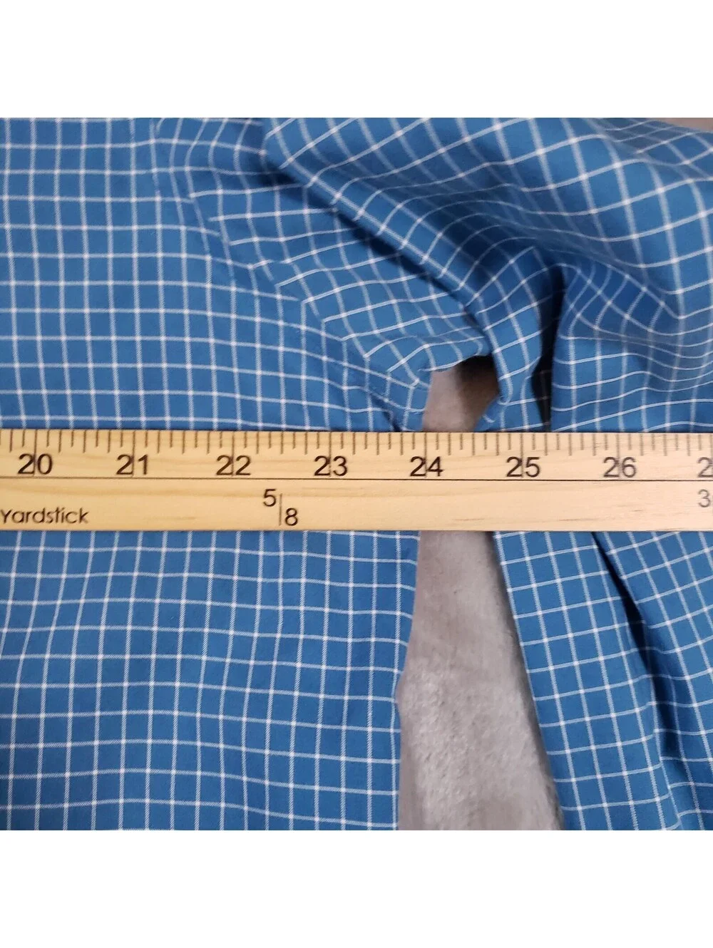 L.L.Bean Men's LT Tall Check Cotton Woven Button-Down Long Sleeve Shirt